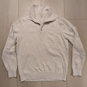 J. Crew Men's Cream Sweater